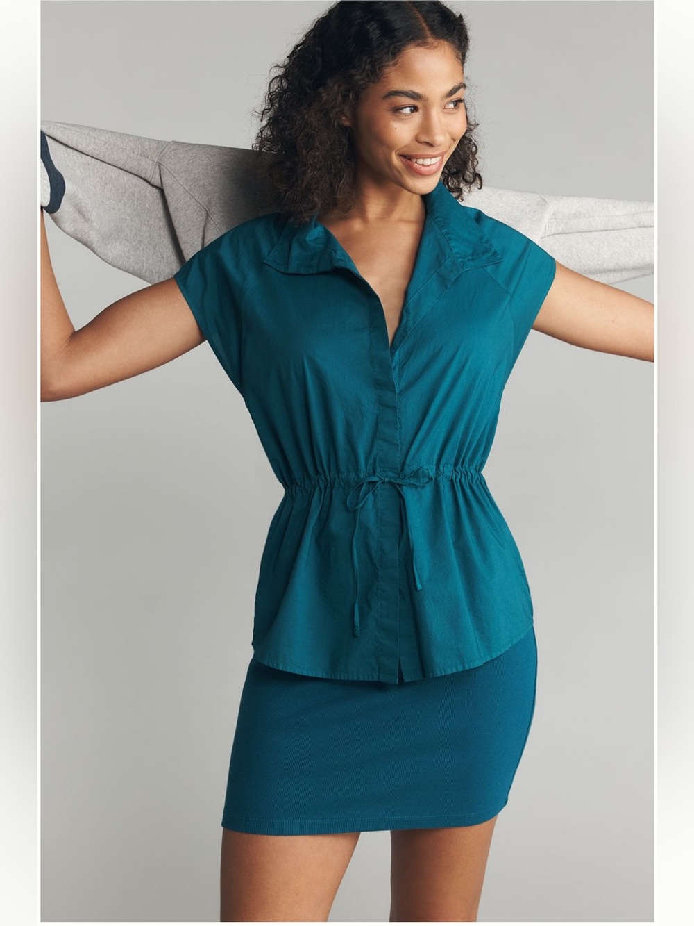 Anthropologie Sundry Sporty Twofer Mini Dress